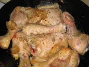 Пошаговый рецепт приготовления курицы с тыквой
